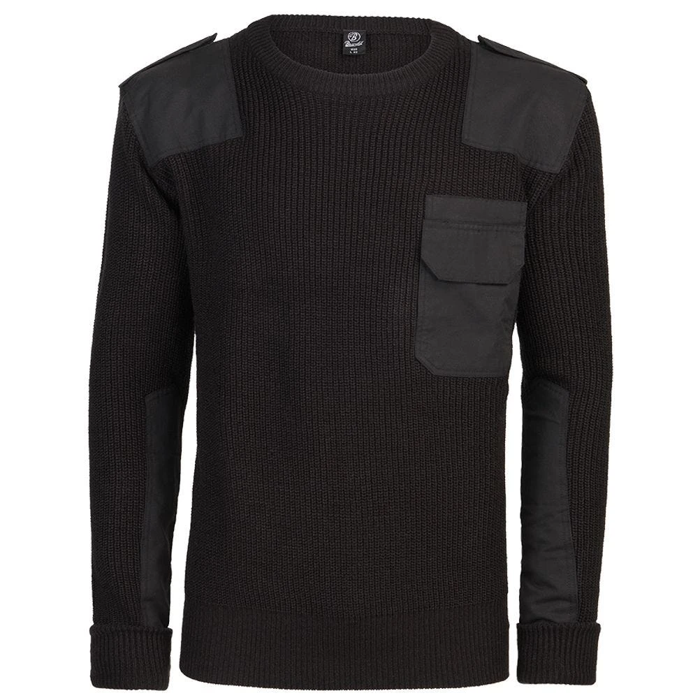 Brandit BW Pullover Black 3 Brandit BW Pullover Black