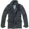Brandit M-65 Voyager Wool Jacket Black -Military1st Shop brandit m65 voyager black ALL 1