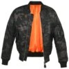 Brandit MA1 Camo Jacket Dark Camo 2 Brandit MA1 Camo Jacket Dark Camo -Military1st Shop brandit ma1 jacket dark camo 1