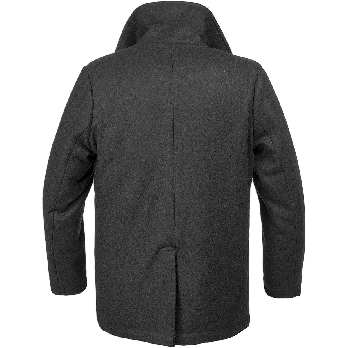 Brandit Pea Coat Black 4 Brandit Pea Coat Black - Image 2