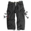 Surplus Engineer Vintage 3/4 Shorts Black 1 Surplus Engineer Vintage 3/4 Shorts Black -Military1st Shop engineer trousers black 11 1