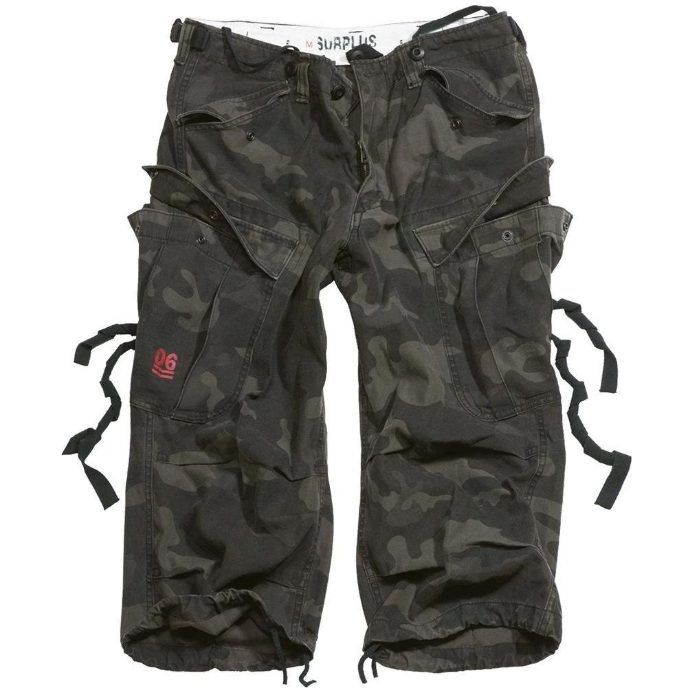 Surplus Engineer Vintage 3/4 Shorts Black Camo 3 Surplus Engineer Vintage 3/4 Shorts Black Camo