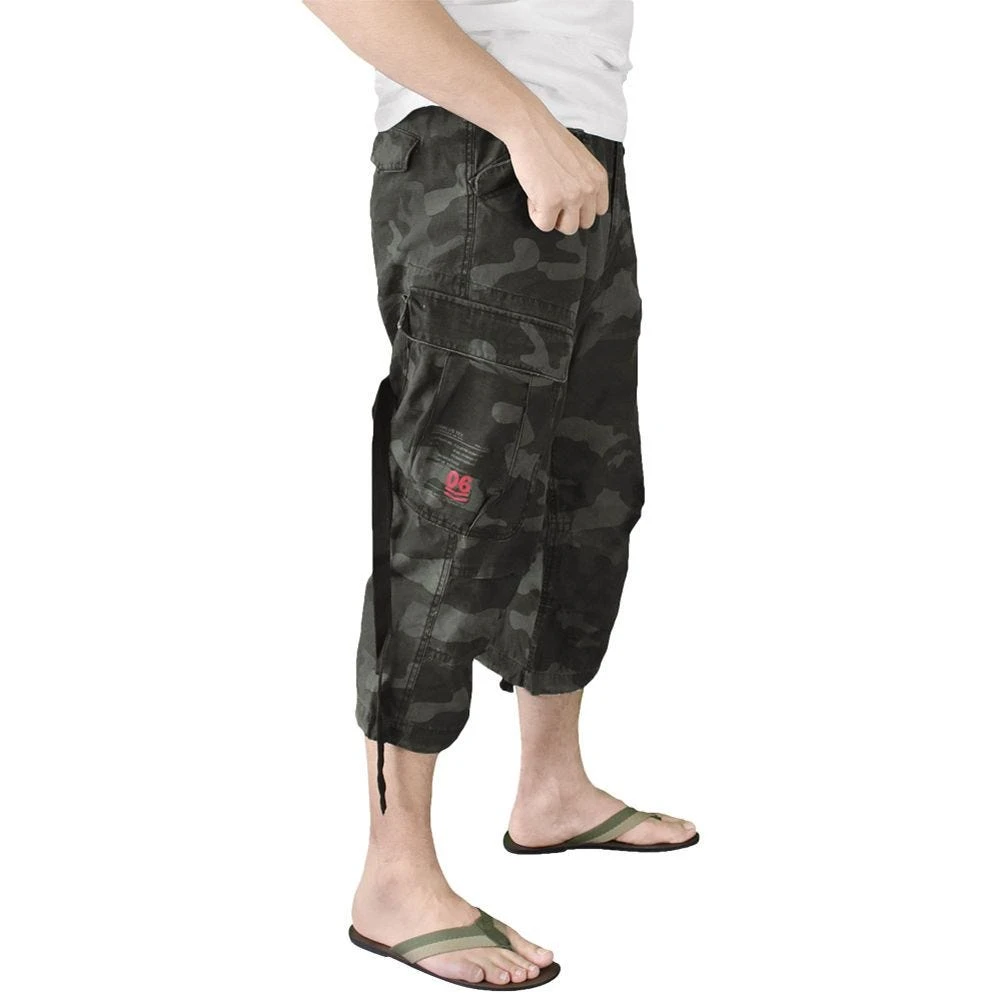 Surplus Engineer Vintage 3/4 Shorts Black Camo 5 Surplus Engineer Vintage 3/4 Shorts Black Camo - Image 3