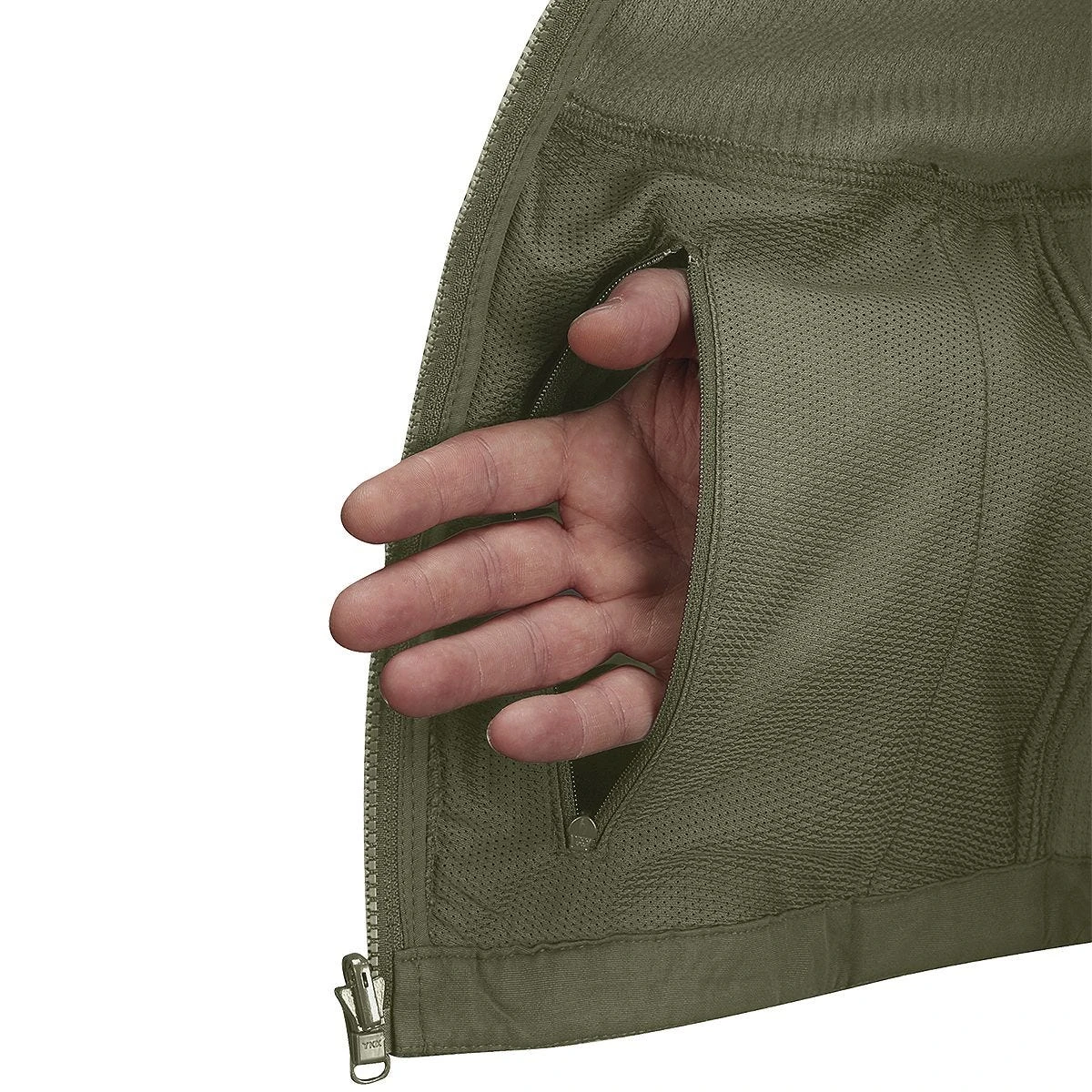 Propper Full Zip Tech Sweater Olive 6 Propper Full Zip Tech Sweater Olive - Image 4