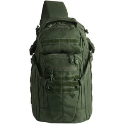 First Tactical Crosshatch Sling Pack OD Green -Military1st Shop first tactical CrosshatchSlingPack ODGREEN ALL 2 1