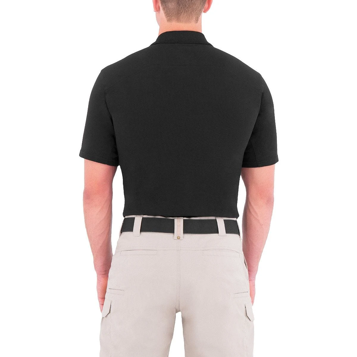 First Tactical Men's Cotton Short Sleeve Polo With Pen Pocket Black 6 First Tactical Men's Cotton Short Sleeve Polo With Pen Pocket Black - Image 4