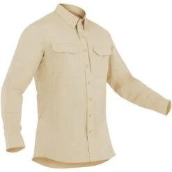 First Tactical Men's Specialist Long Sleeve Tactical Shirt Khaki