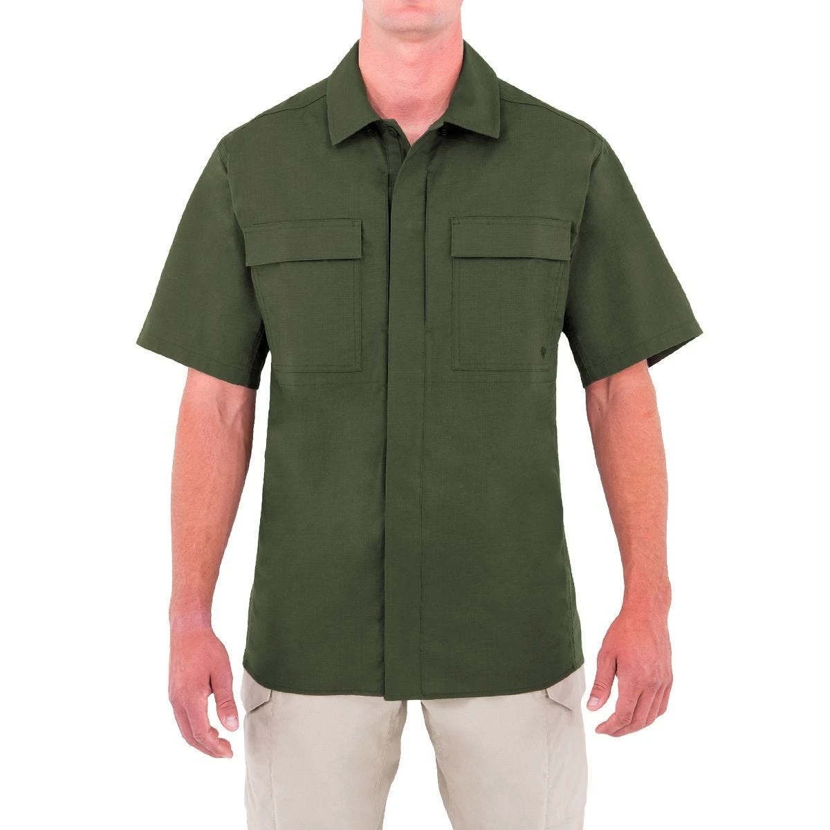 First Tactical Men's Specialist Short Sleeve BDU Shirt OD Green - Image 4