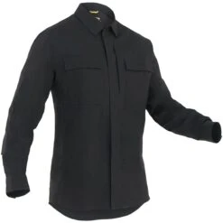First Tactical Men's Tactix Long Sleeve BDU Shirt Black