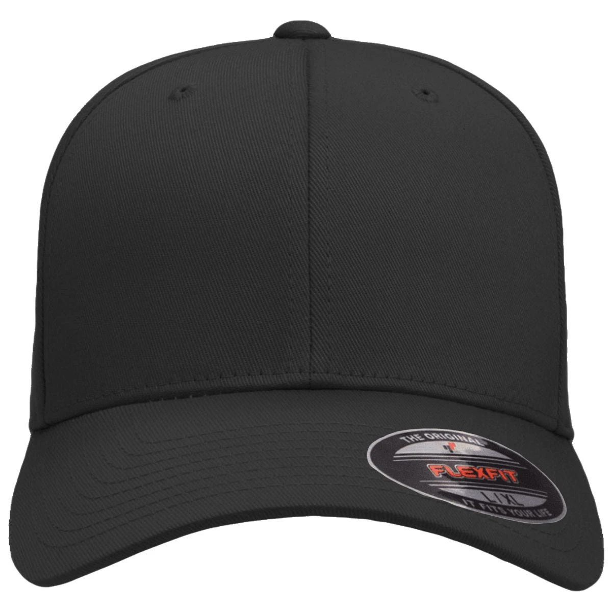 Flexfit Wooly Combed Cap Black/Black 4 Flexfit Wooly Combed Cap Black/Black - Image 2
