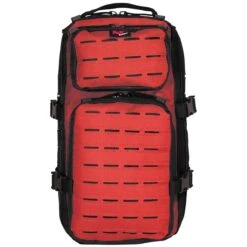 Fox Outdoor Assault-Travel Backpack Black / Red -Military1st Shop fox outdoor travel assault black red 01