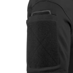 Hazard 4 Undervest Plain Front Battle Polo Shirt Black -Military1st Shop hazard4 unervestplainfront POLO SHIRT BLACK 3 1