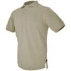 Hazard 4 Undervest Plain Front Battle Polo Shirt Tan