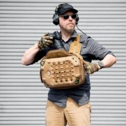 Hazard 4 Hibachi Hard MOLLE Sling Pack Coyote -Military1st Shop hazard 4 hibachi hard molle sling pack coyote 7