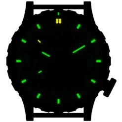 Hazard 4 Heavy Water Diver Titanium Tritium Watch Nightwatch Yellow GMT Green/Yellow -Military1st Shop hazard 4 hwd watch nightwatch a yellow gmt ggyg 003