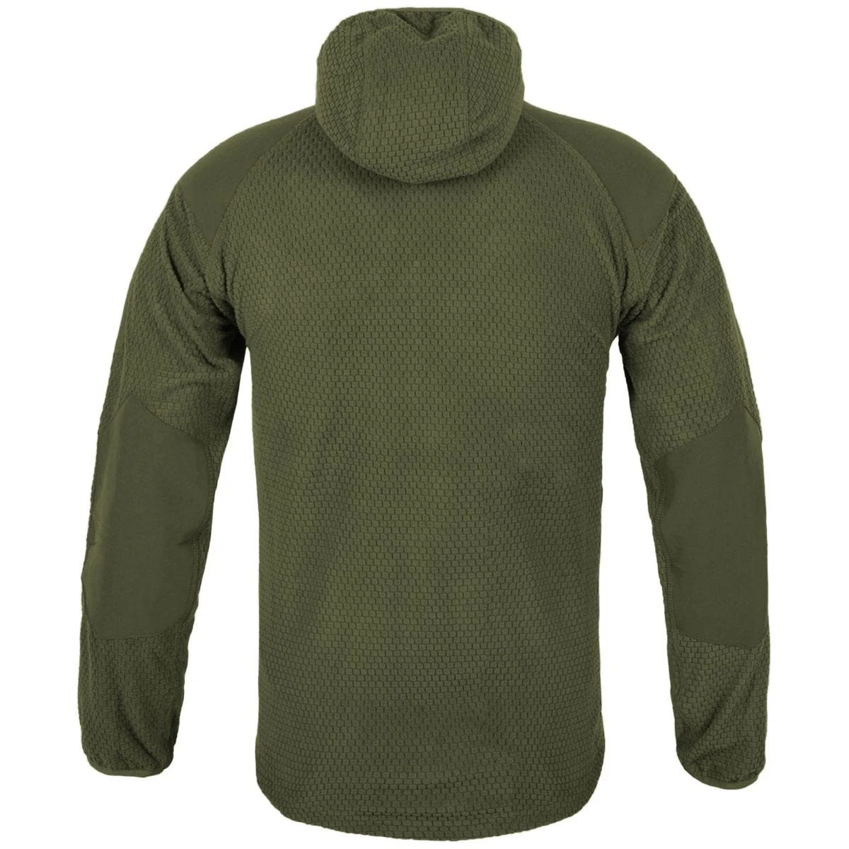 Helikon Alpha Hoodie Jacket Grid Fleece Olive Green 4 Helikon Alpha Hoodie Jacket Grid Fleece Olive Green - Image 2