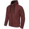 Helikon Covert Tactical Hoodie Full Zip Melange Red -Military1st Shop helikon covert tactical hoodie melange red 001
