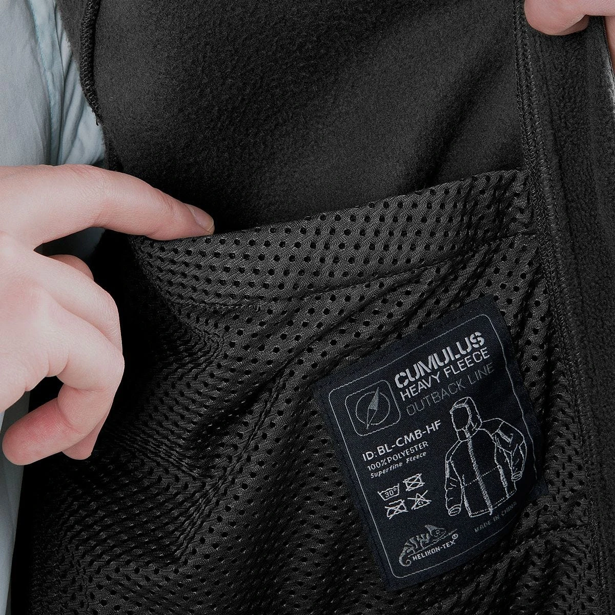 Helikon Cumulus Heavy Fleece Jacket Black 8 Helikon Cumulus Heavy Fleece Jacket Black - Image 6