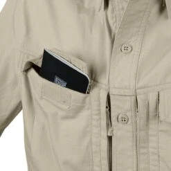 Helikon Defender Mk2 Long Sleeve Shirt Khaki -Military1st Shop helikon defender mk2 short sleeve shirt khaki 51