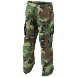 Helikon M65 Combat Trousers Woodland -Military1st Shop helikon m65 trousers woodland 2 1
