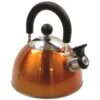 Highlander Deluxe Stainless Steel Whistling Kettle Orange -Military1st Shop highlander 2l deluxe whistling kettle ORANGE 1X