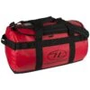 Highlander Lomond Tarpaulin 65L Duffle Bag Red