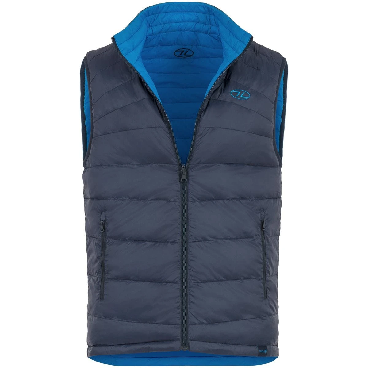 Highlander Reversible Gilet Navy / Lake Blue 6 Highlander Reversible Gilet Navy / Lake Blue - Image 4