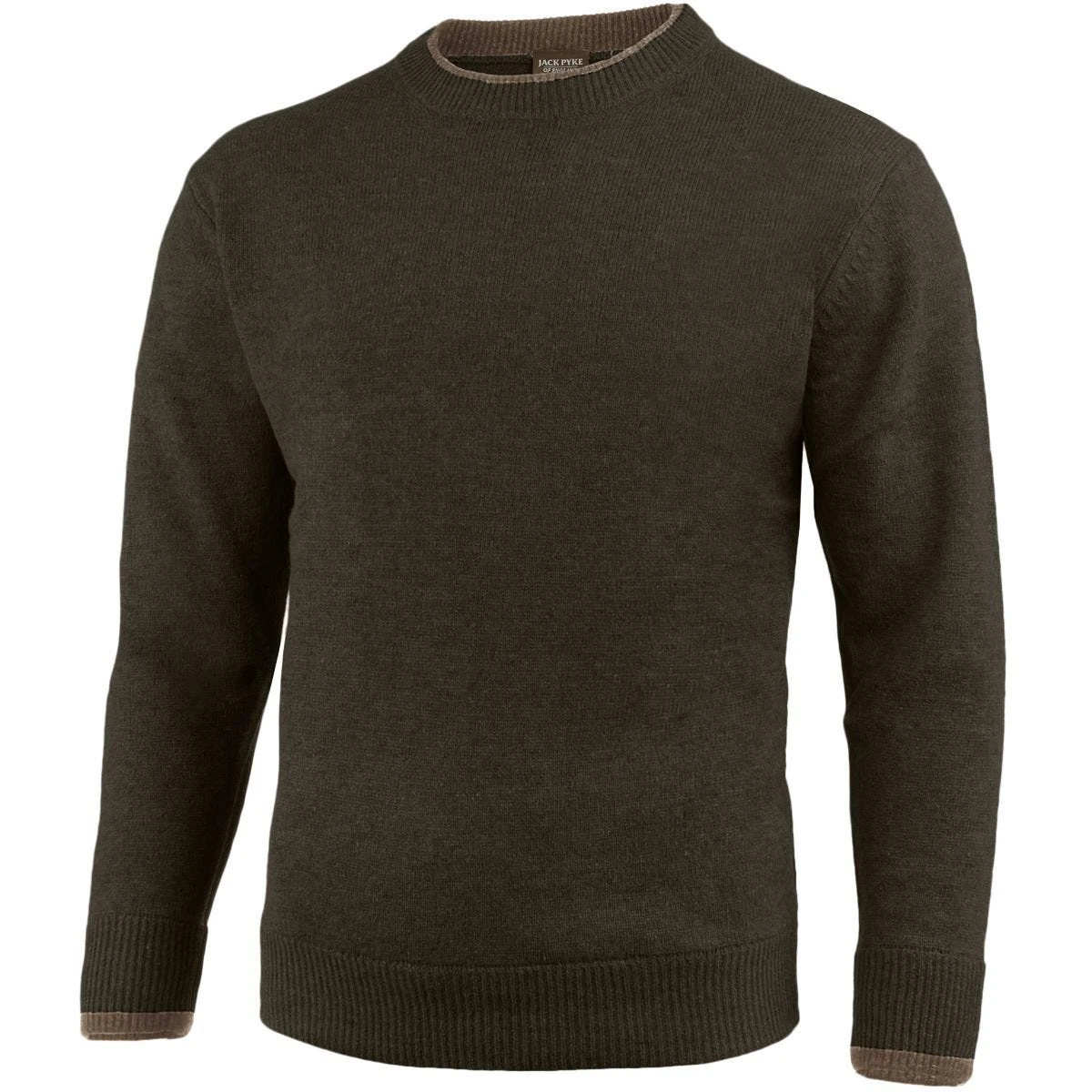 Jack Pyke Ashcombe Crew Neck Pullover Dark Olive 3 Jack Pyke Ashcombe Crew Neck Pullover Dark Olive