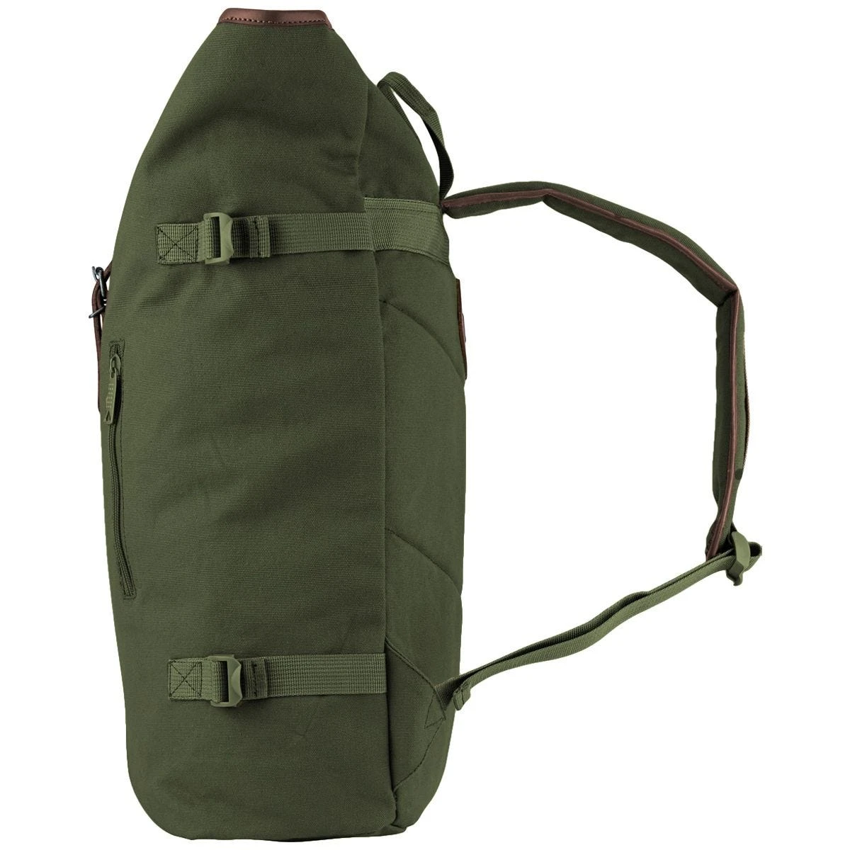 Jack Pyke Canvas Fold Top Rucksack Green 5 Jack Pyke Canvas Fold Top Rucksack Green - Image 3