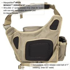 Maxpedition Mongo Versipack Khaki 6 Maxpedition Mongo Versipack Khaki -Military1st Shop maxpedition MONGO 0439K 2 1