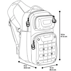 Maxpedition Gridflux Sling Pack Black -Military1st Shop maxpedition gridflux sling pack black 2 1