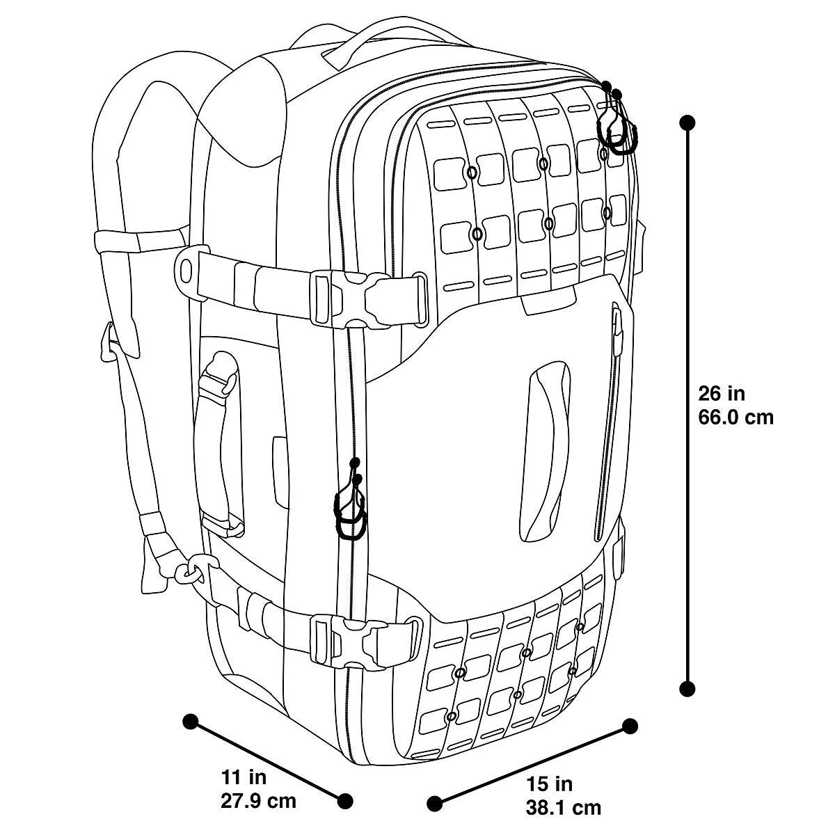 Maxpedition Ironstorm Adventure Travel Bag Tan 4 Maxpedition Ironstorm Adventure Travel Bag Tan - Image 2