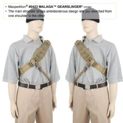 Maxpedition Malaga Gearslinger Black -Military1st Shop maxpedition malaga gearslinger 0423K 7 2