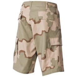 MFH US BDU Bermuda Shorts Ripstop 3-Colour Desert -Military1st Shop mfh bdu shorts 3 col desert 2 1