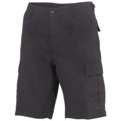 MFH US BDU Bermuda Shorts Ripstop Black