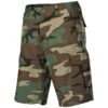MFH US BDU Bermuda Shorts Ripstop Woodland