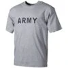 MFH T-shirt Grey With Army Print 1 MFH T-shirt Grey With Army Print -Military1st Shop mfh t shirt army grey 1 1