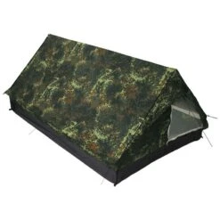 MFH 2 Person Tent Minipack With Mosquito Net Flecktarn