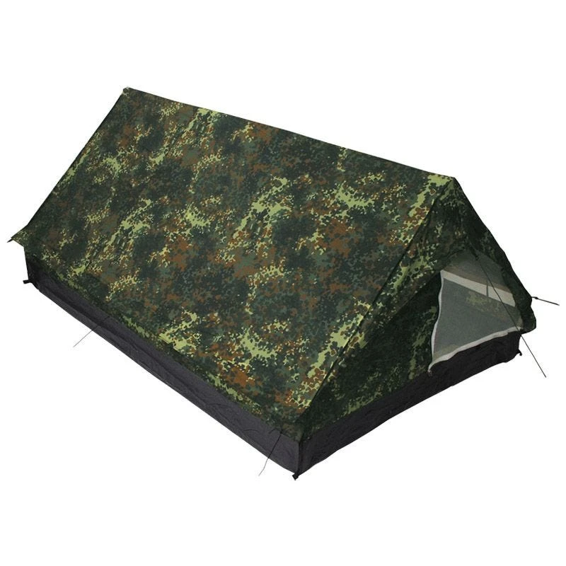 MFH 2 Person Tent Minipack With Mosquito Net Flecktarn 3 MFH 2 Person Tent Minipack With Mosquito Net Flecktarn