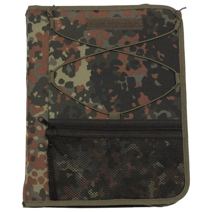 MFH Writing Case With Map Cover Flecktarn 3 MFH Writing Case With Map Cover Flecktarn