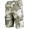 Mil-Tec Paratrooper Cargo Shorts Prewashed 3-Colour Desert
