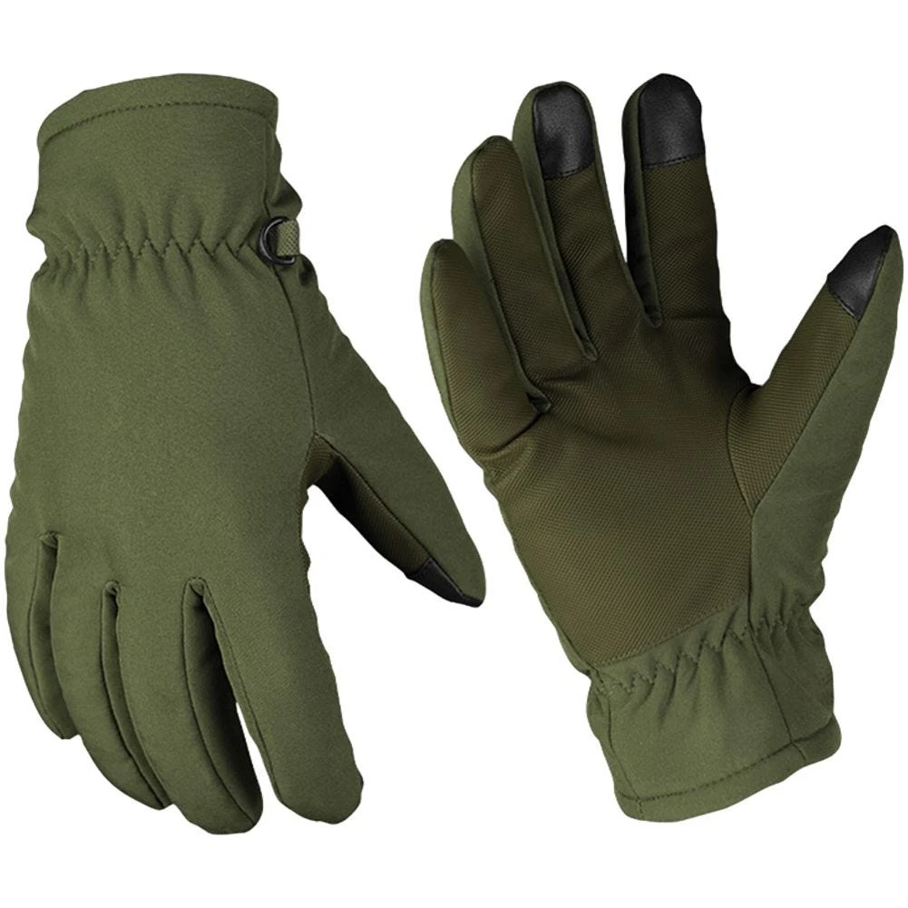 Mil-Tec Softshell Thinsulate Gloves Olive 3 Mil-Tec Softshell Thinsulate Gloves Olive