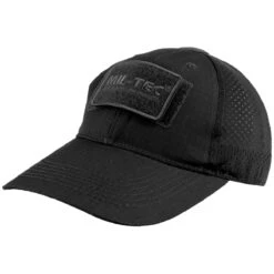 Mil-Tec Net Baseball Cap Black