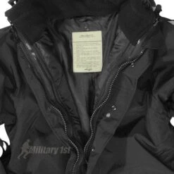 Mil-Tec ECWCS Jacket With Fleece Black -Military1st Shop mil tec ecwcs jacket black 3 2