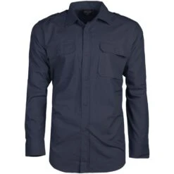 Mil-Tec RipStop Shirt Long Sleeve Navy Blue