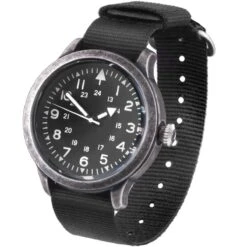 Mil-Tec British Style Army Watch Stainless Steel Dull