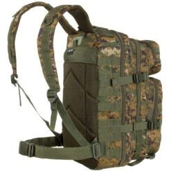 Mil-Tec MOLLE US Assault Pack Small Digital Woodland -Military1st Shop mil tec us assault backpack small digital woodland 2 1