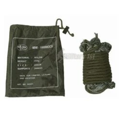 Mil-Tec Mini Nylon Hammock Olive -Military1st Shop mini nylon hammock mil tec olive 2 1