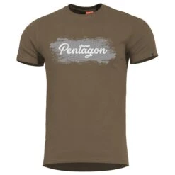 Pentagon Ageron Grunge T-Shirt Terra Brown