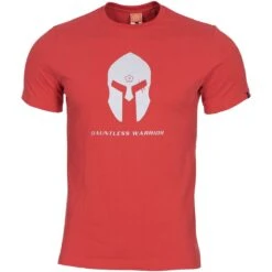 Pentagon Ageron Spartan Helmet T-Shirt Lava Red